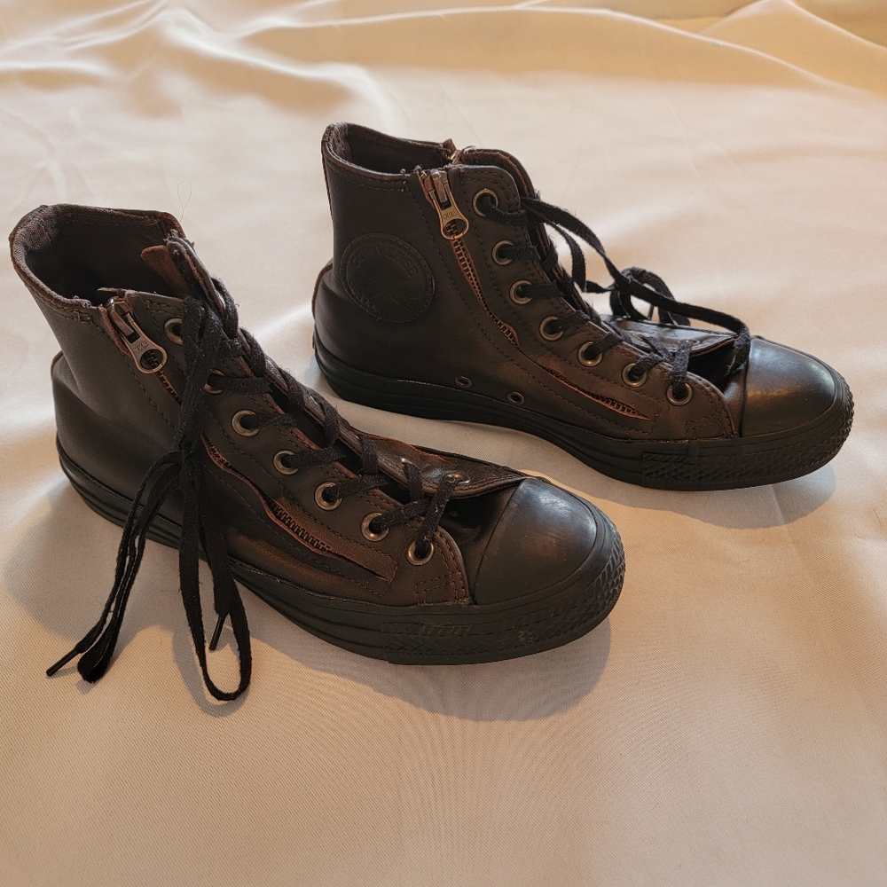 Leather High Top Converse